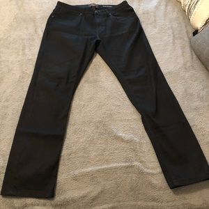 Copper Oak Black Slim Straight Jeans